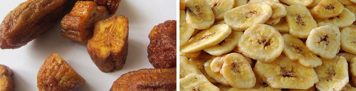 Калорийность сушёного банана Калорийность сушёного банана