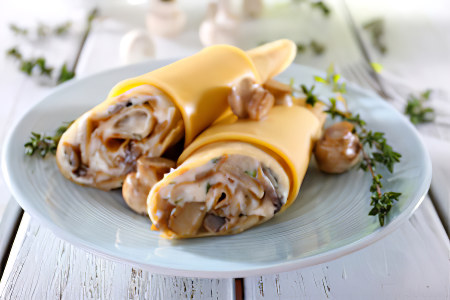 Блины с грибами Блины с грибами