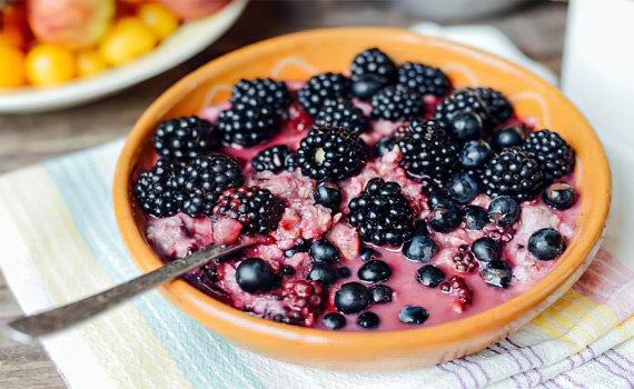 С черникой и ежевикой С черникой и ежевикой