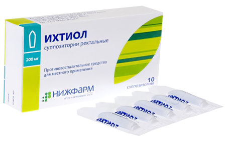 Ихтиоловые свечи Ихтиоловые свечи