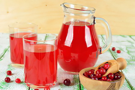 клюквенный морс клюквенный морс