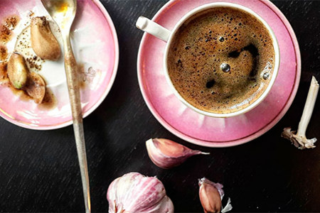 Кофе с чесноком и мёдом Кофе с чесноком и мёдом