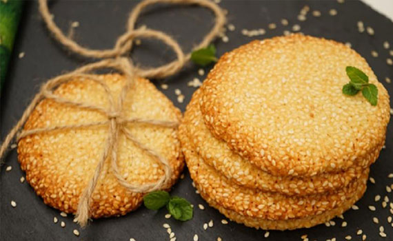 Кунжутное печенье Кунжутное печенье