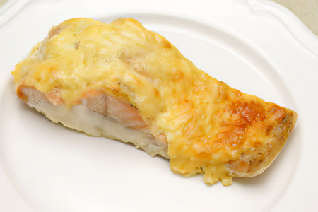 Печёная рыба с сыром Печёная рыба с сыром