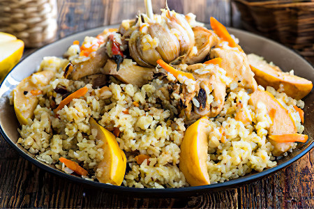 Плов с айвой и мясом Плов с айвой и мясом