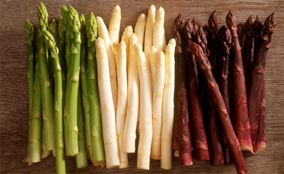 Три вида спаржи Три вида спаржи