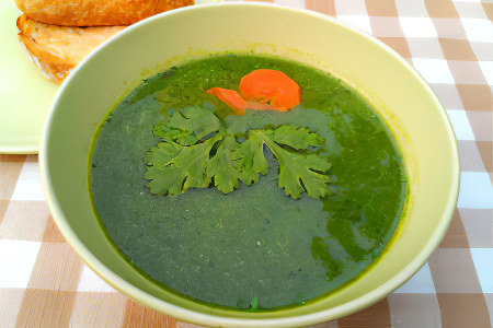 Суп со шпинатом Суп со шпинатом