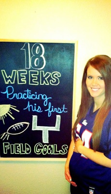 18 недель — живот 18 недель — живот