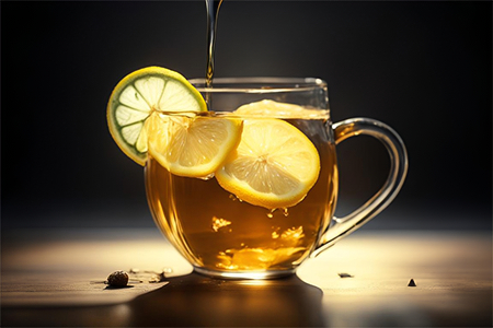 Чай с мёдом и лимоном Чай с мёдом и лимоном