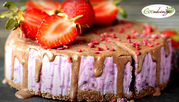 Чизкейк на зелёной гречке Чизкейк на зелёной гречке