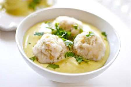 Отварные кнели из судака Отварные кнели из судака