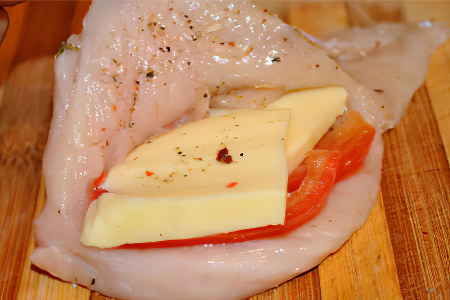 Куриные конвертики с сыром Куриные конвертики с сыром