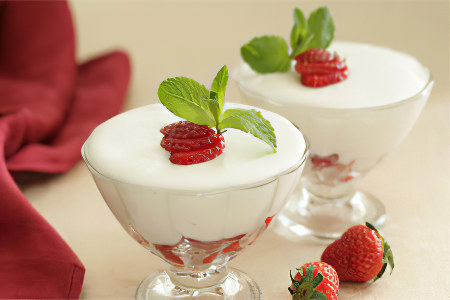 Мусс с творогом и ягодами Мусс с творогом и ягодами