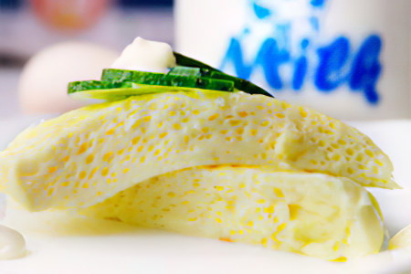 Приготовленный на пару омлет Приготовленный на пару омлет