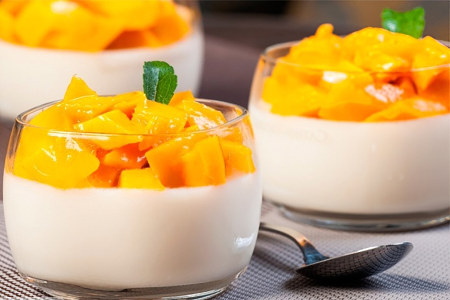 Панна котта из манго Панна котта из манго