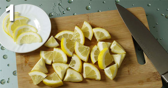 Режем лимон Режем лимон