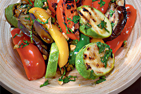 Салат из запеченных овощей Салат из запеченных овощей