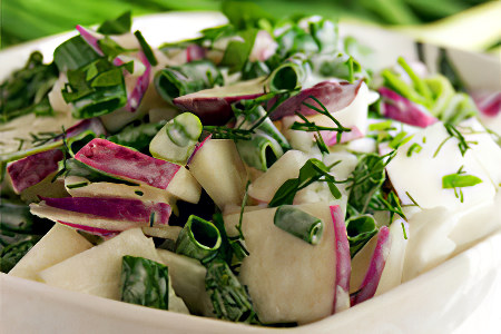 Салат с редисом Салат с редисом