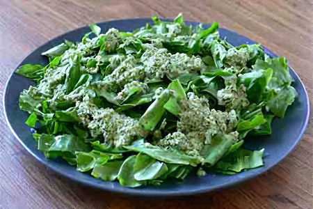 Салат с щавелем и шпинатом Салат с щавелем и шпинатом