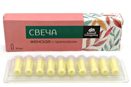 Свечи с прополисом Свечи с прополисом