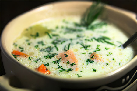 Суп из осетрины с фрикадельками Суп из осетрины с фрикадельками