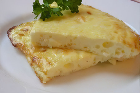 Творожный омлет Творожный омлет